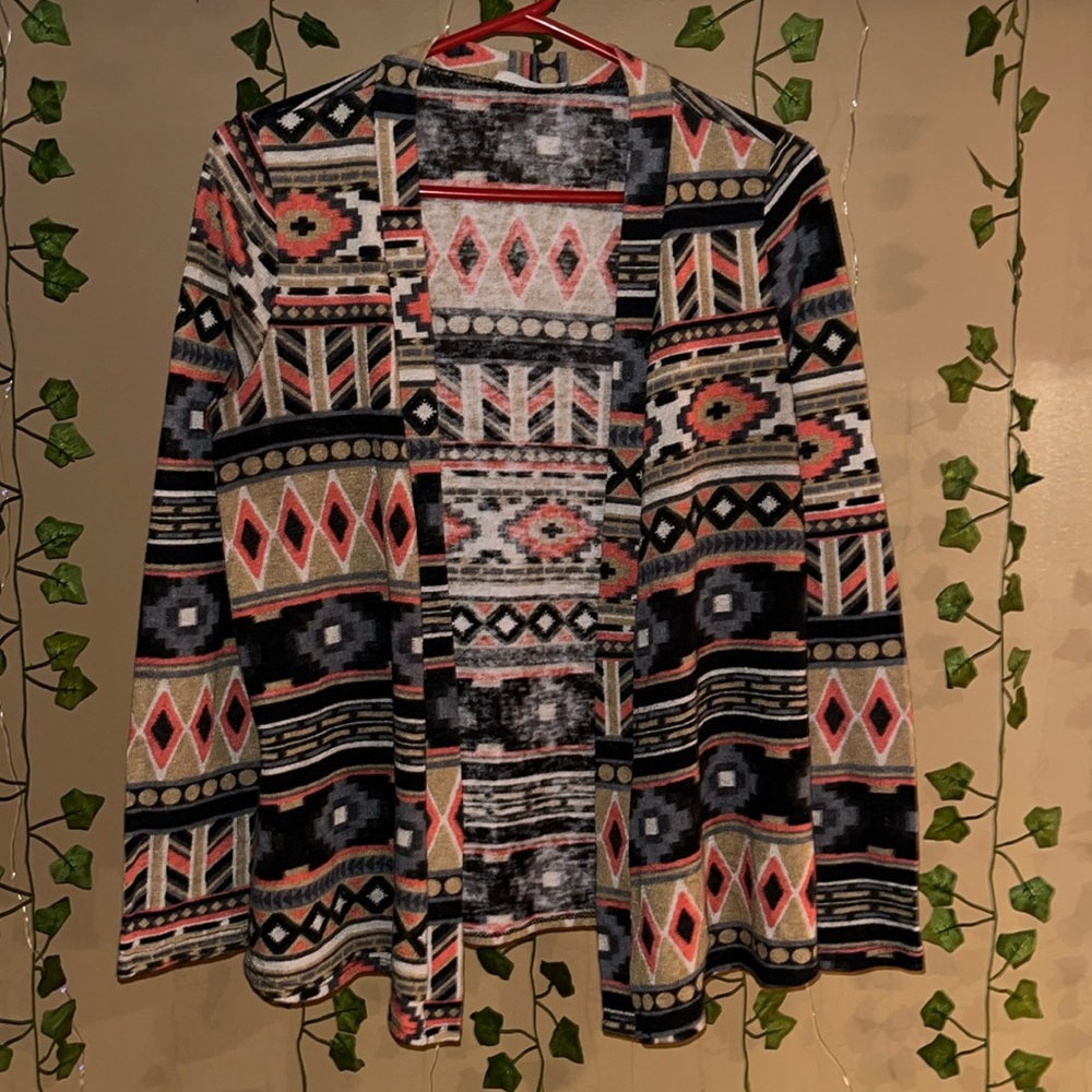 Size: Large / Color: Multicolor / Cardigan by PERSAYA